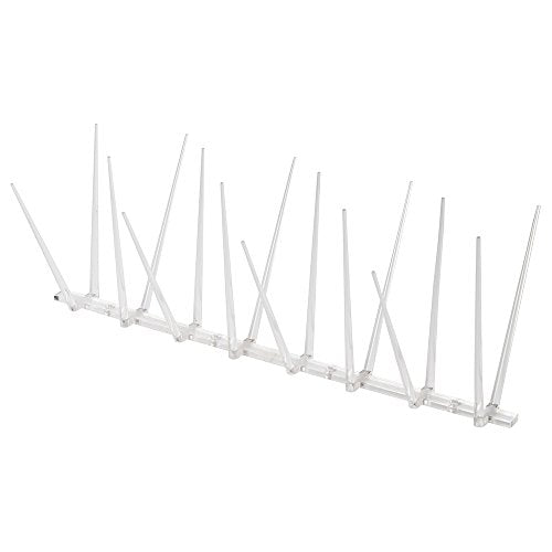 Bird B Gone EnviroSpike Plastic Bird Spikes, 24ft, Clear - size: 24 Feet Long