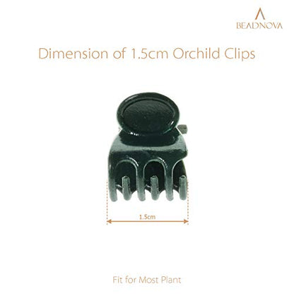 BEADNOVA Orchid Support Clips - 300PCS Green Plant Clips for Flower, Vine - color: 300pcs