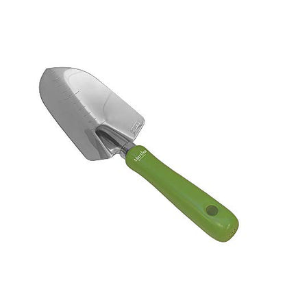 Martha Stewart Japanese Artisanal Multi-Purpose Half-Round Hand Trowel w/Carbon Steel Rust-Resistant Digging Blade