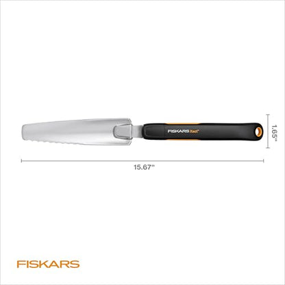 Fiskars Xact Hand Weeder, Stainless Steel Blade Garden Tool