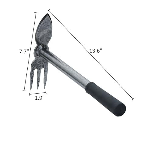 DeWit Comby 3-Tine Cultivator/Heart Shaped Hoe - style: 3-Tine Heart