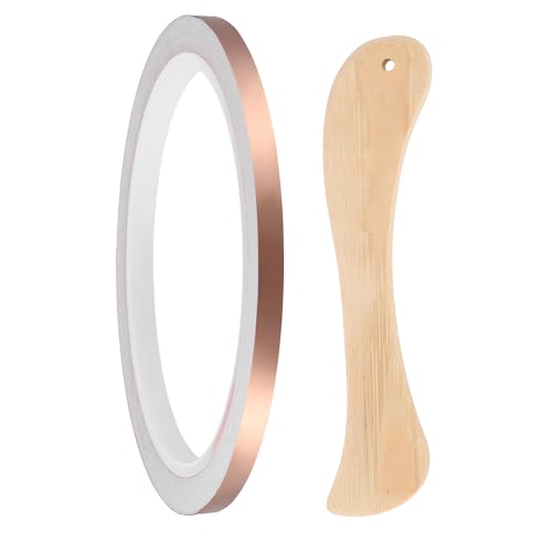 Copper Foil Tape 0.2" x33FT Single Conductive Adhesive Tape - size: 0.2 Inch x 33 FT