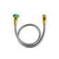 SKYWARD 3ft Stainless Steel Garden Hose, Leakproof, No Kink,F/M Connector - size: 3ft