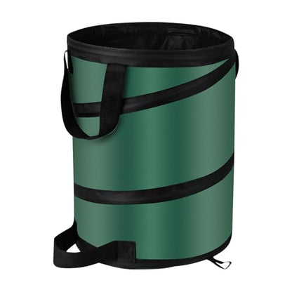 Camping Trash Can, Pop Up Collapsible Garbage Can, 10 Gallons, Foldable Recycle Bin Made of 600D Oxford Cloth for Gardening, Camping and Home Storage (Green) - size: 1 Count (Pack of 1)