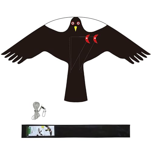 Bird Scarer Kite Without Pole Bird Hawk Flying Kite-Style C - color: style C without pole