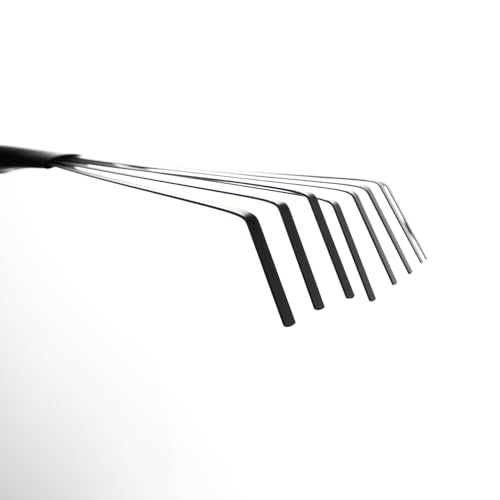 Extendable Handle Shrub Rake for Clean Debris Lawn Shrub Bush and Flowers