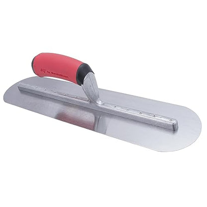 Marshalltown QLT Fully Rounded Finishing Trowel, Assembled in USA - size: 20 x 5