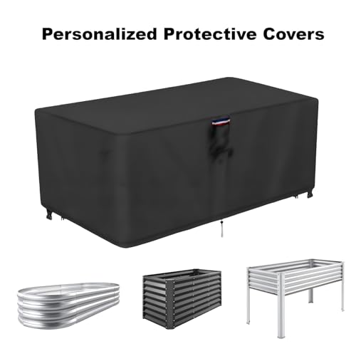 Custom Planter Cover, for Tall Rectangular Planter for Raised Garden Bed - size: Customized Size