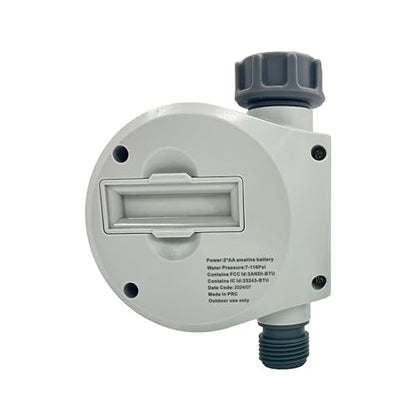 Gilmour Single Outlet Water Timer for Garden Hose, Programmable Automatic Watering System, LCD Screen, Rain Delay, Battery Operated - size: Single Outlet