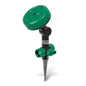 Gilmour Adjustable Spot Sprinkler with Spike Base, Pivoting Multi Pattern Sprinkler Head for Targeted Coverage in Flower Beds and Vegetable Gardens