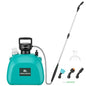 2 Gal/8L Battery Powered Sprayer with Retractable Wand Garden Sprayer - color: Black