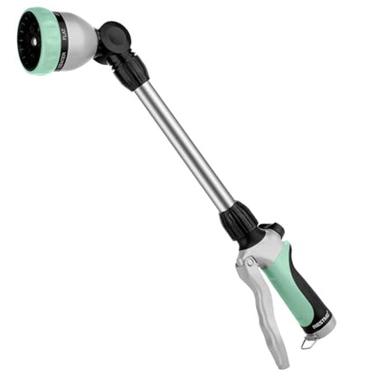 RESTMO Heavy Duty Metal Hose Wand, Watering Wand for Garden Hose - color: Cyan