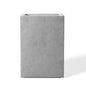 Kante Large Tall Square Pale Gray Concrete Planter 19" H, Outdoor - color: Natural Concrete, size: 18.5" H