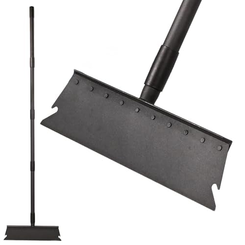 Large Garden Cleaning Shovel, 63 Inch Heavy Duty Cleaning Shovel with Sharp Blade Garden Tool for Weed, Lawn Edging, Scraping and Ice Removal
