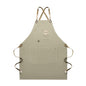 Dulabi Apron, Adjustable Chef Apron for Women and Men with Large Pockets, Cooking Kitchen Apron with Back Straps - color: Khaki