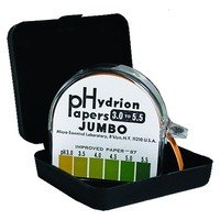 3.0 to 5.5 pH Jumbo pH Papers, Range 3.0 to 5.5, 50 Ft/Roll - style: Range 3.0 to 5.5