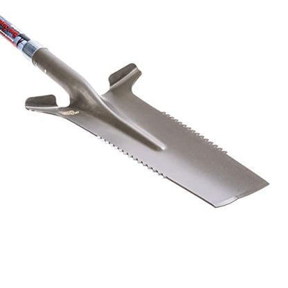 Root Slayer 22911 XL Drain Spade for Trenching & Landscaping, Red - style: Drain Spade XL