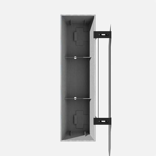 Veradek Pure Series Railing Planter - Tapered Window Box with Bracket - color: Gray, size: 36 inch - 2 Pack