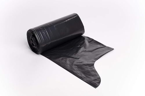 Aluf Plastics RCT-45X Star Sealed Coreless Rolls with E-Z Tie Flap Closure, 45 gal, Polyethylene, 40" x 46", Black (Pack of 400) - style: 45 Gal, 1.5 Mil Equiv, 400 Count