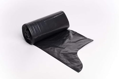 Aluf Plastics RCT-45X Star Sealed Coreless Rolls with E-Z Tie Flap Closure, 45 gal, Polyethylene, 40" x 46", Black (Pack of 400) - style: 45 Gal, 1.5 Mil Equiv, 400 Count