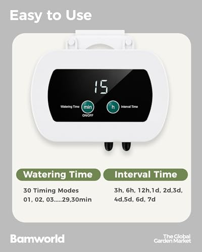 Bamworld Automatic Watering System for 10 Potted Plants Indoor
