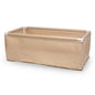 247Garden 2X4 Long Aeration Fabric Grow Bed/Raised Vegetable Flower Garden with PVC Frames (60-Gallon Tan) - size: Tan - 2FT X 4FT