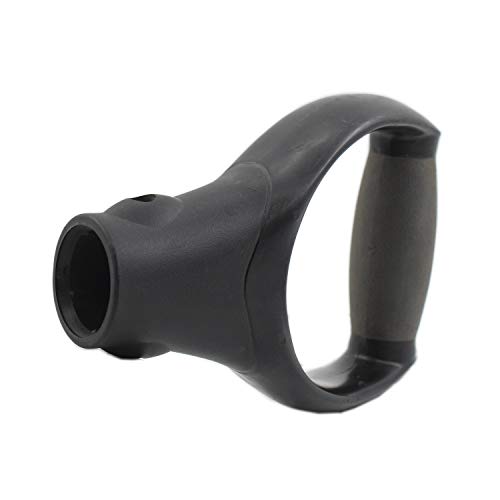 Shovel D Grip Handles,ULIFESTAR D Shaped Snow Shovel Replacement Handle,32mm/1.26'' Inner Diameter Digging Raking Tool Replacement Spade Handles for Lawn Garden Spade Fork Shovel - size: D Shape(Black and Gray)