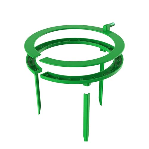 Drip Irrigation Ring Water Circulation, Detachable Support Frame, Suitable for Planting Irrigation Systems, Suitable for Garden, Plant rainwater Irrigation Distribution Ring (9 inches - size: 9 inches