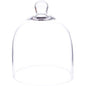 Plymor 6" x 7" Bell Jar Glass Display Dome Cloche (Small - Interior Size 5.75 inch x 5.75 inch) - size: 6" x 7"