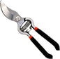 GARDEN GURU Classic Bypass Pruning Shears Clippers – Heavy Duty Forged Steel Garden Pruners – Safety Lock – Non Slip Comfort Grips – Cuts up to 1” Diameter – Professional Bypass Pruners for Gardening - size: 1 Pack, style: Bypass Pruner (Black)