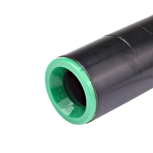 Raindrip 344G00UB Compression Coupling, 1/2-Inch, Drip Irrigation Fitting for Supply Tubing & Dripline, 1-Pack, Black