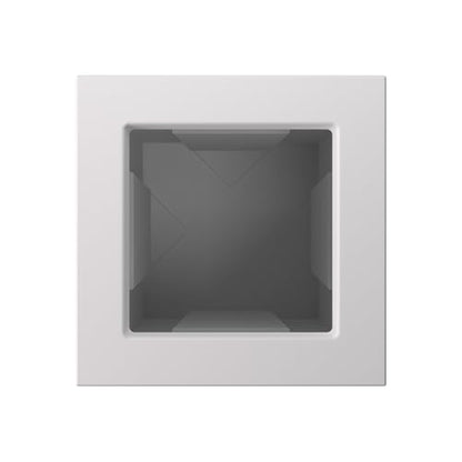 Mayne Fairfield 34in Self-Watering Tall Square Planter, White - color: White, size: 34in