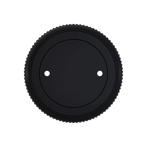 Mayne Haven 12in & 14in Round Fluted Modern Planter Set, Black, 2-Pack - color: Black, size: 12in and 14in