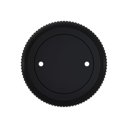Mayne Haven 12in & 14in Round Fluted Modern Planter Set, Black, 2-Pack - color: Black, size: 12in and 14in