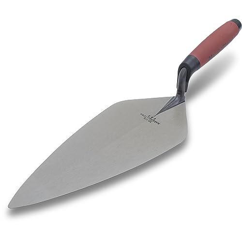 MARSHALLTOWN London Brick Trowel, 12 x 5 1/8 Inch, Assembled in the USA - size: 12 X 5-1/8 Inch
