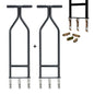Lawn Aerator - Manual Core Aerator Tool & Yard Aerator, Hollow Tine Soil Plug Aerator for Lawn Care, Sturdy Turf and Grass Aeration Tool 2pack