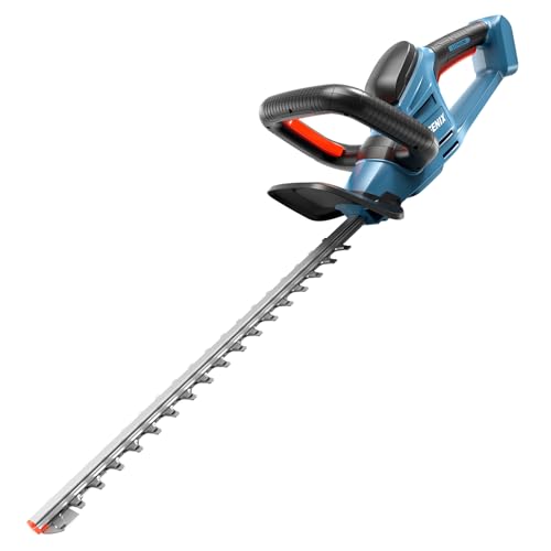 SENIX HTX2-M-0 X2 20 Volt Max* 18-Inch Battery Powered Cordless Hedge Trimmer with Brushless Motor, Double-Sided Dual Action Blades, 3/4" Cutting Capacity, Tool Only, Battery Not Included - size: 18 Inch, style: 20 Volt-Tool Only