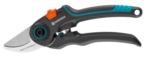 GARDENA ExpertCut Bypass Pruner, Stainless Steel, 7/8 in. Cut - 12203