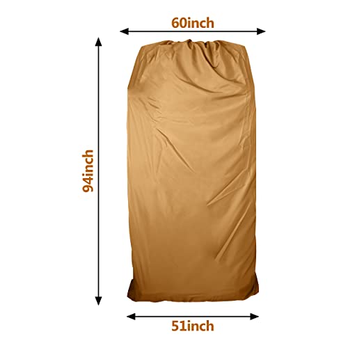Yard Leaf Bag for Ride-in Lawn Mower 2-Bags Material Collection System