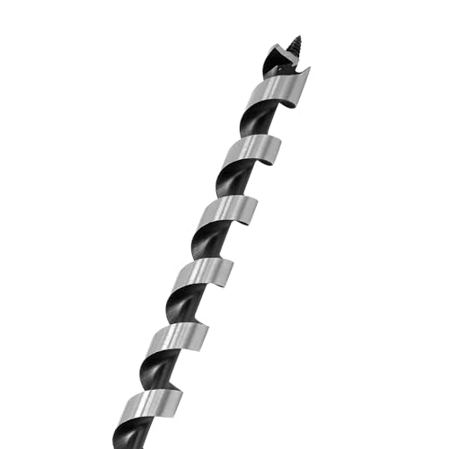 22 x 430mm (Approx. 7/8 x 17 Inch) Wood Auger Drill Bit - 1pcs - size: 22x430mm (Approx. 7/8 x 17")
