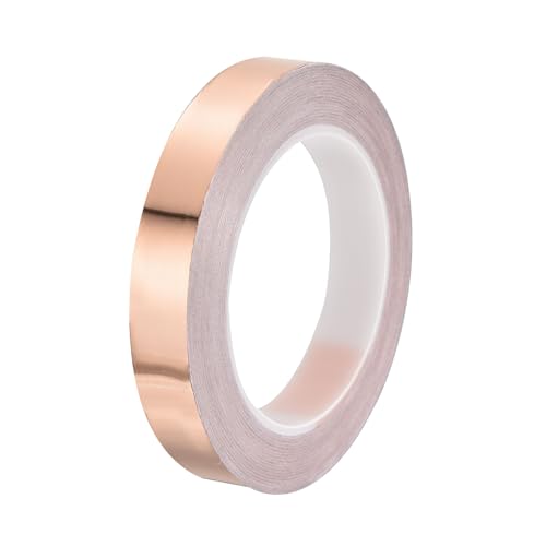 PATIKIL Copper Tape 0.71 Inch x 27 Yards 0.05 Thick Copper Foil Tape Single Sided Conductive Adhesive EMI Shielding for Electronics, Circuits, Grounding - size: 0.71 Inch x 27 Yards x 0.05mm