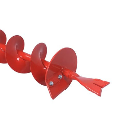THUNDERBAY 6 Inch Diameter 36 Inch Long Earth Auger Bit with Fishtail Point for Decks, mailboxes, Fences, Tree Planting - color: w/o Patent Shock Spring, size: 6-Inch Diameter