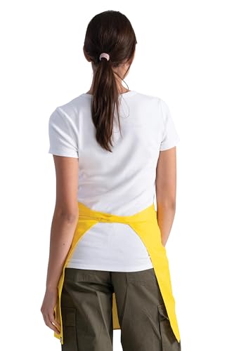 Chef Works Unisex Half Bistro Server Apron - color: Lemon, 1 Pack