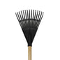 8-inch Wooden-Handled Polyester Shrub and Leaf rake