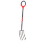 Radius Garden 25311 Pro-Lite Ergonomic Carbon Steel Digging Fork, Red - style: Digging Fork