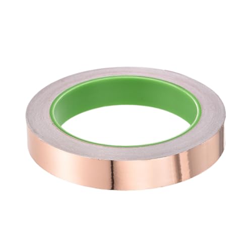 PATIKIL Copper Foil Tape 0.71 Inch x 66 Feet 0.05mm Thick Double Sided Conductive Adhesive EMI Shielding for Electronics, Circuits, Grounding - size: 0.71 Inch x 66 Feet