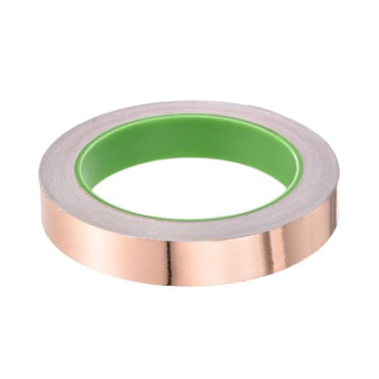 PATIKIL Copper Foil Tape 0.71 Inch x 66 Feet 0.05mm Thick Double Sided Conductive Adhesive EMI Shielding for Electronics, Circuits, Grounding - size: 0.71 Inch x 66 Feet