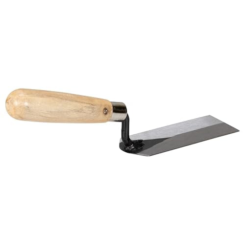 MARSHALLTOWN QLT Masonry Margin Trowel, 5 by 1 1/2 Inch Carbon Steel Blade, Wood Handle, Concrete, 934 (Pack of 2) - size: 5 x 1 1/2 Inch (Pack of 2)
