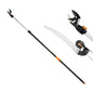 Fiskars 8-12 Ft Extendable 2-in-1 Tree Pruner & Pole Saw with Rotating Head - style: 8-12 ft Rope-Free Saw & Pruner