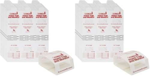 Catchmaster Spider & Insect Glue Traps 45-Pk (15 Sheets), Adhesive Cockroach Killer Glue Boards, Cricket Sticky Traps, Indoor Roach Trap for Home, Garage & Shed, Pest Control for Home (Pack of 2) - size: 45 Traps (Pack of 2)